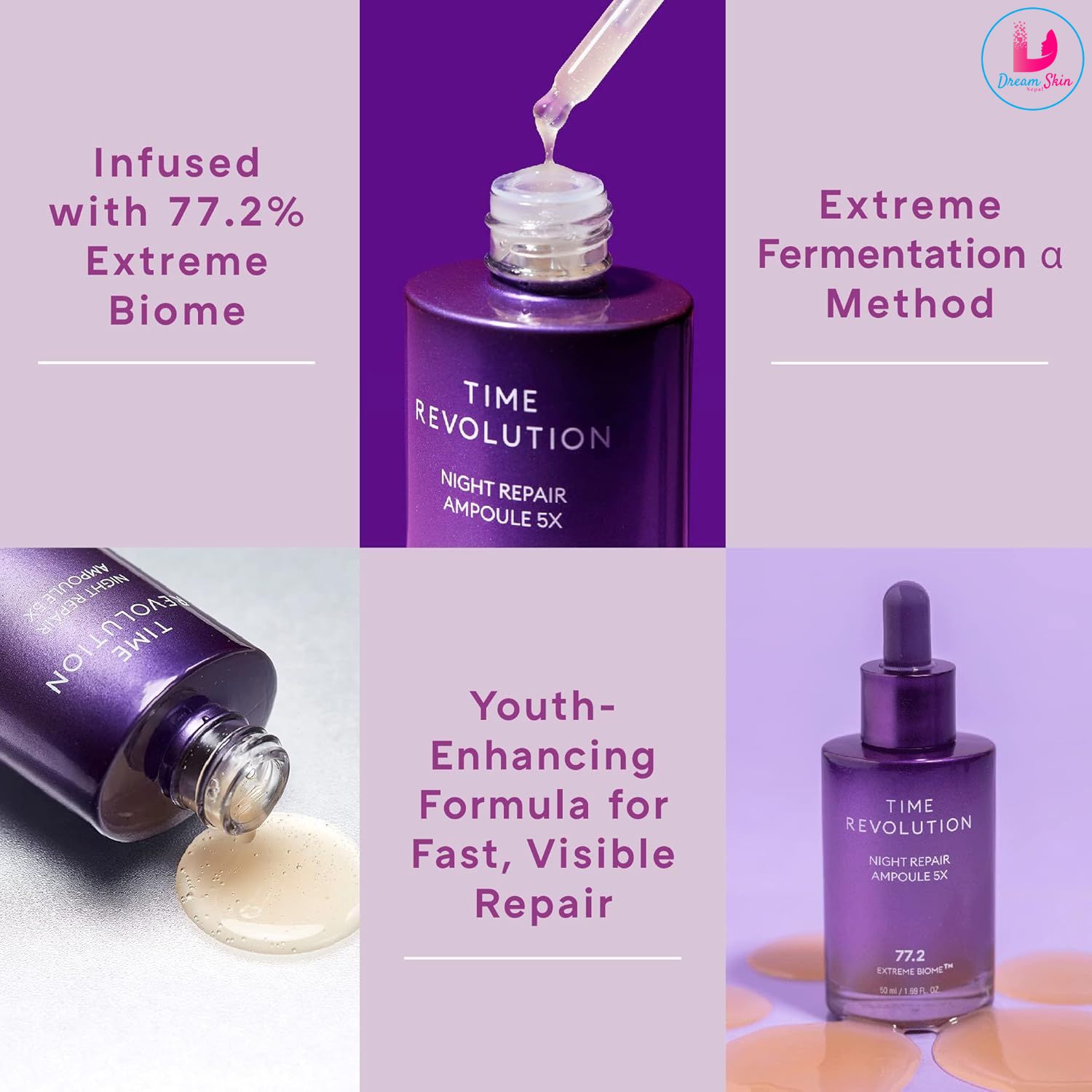 MISSHA Time Revolution Night Repair Ampoule 5X [50ml] 	